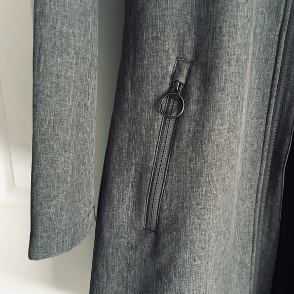 Bench Women's Longline Zip-Up Hoodie Jacket – Gray - Picture 4 of 6